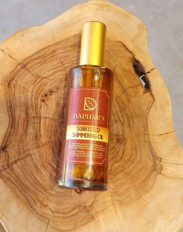daphnes-sunkissed0shimmering-oil-2 SUNKISSED SHIMMERING ΛΑΔΙ ΦΥΣΙΚΗΣ ΠΡΟΣΤΑΣΙΑΣ ΑΠΟ ΤΟΝ ΗΛΙΟ ΚΑΙ ΜΑΥΡΙΣΜΑΤΟΣ DAPHNE'S 100ml