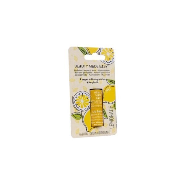 BME LIP BALM LEMONADE VEGAN LIP BALM LEMONADE BEAUTY MADE EASY 5.5gr