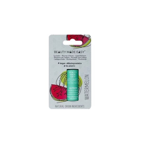 BME LIP BALM WATERMELON LIP BALM WATERMELON BEAUTY MADE EASY 5.5gr