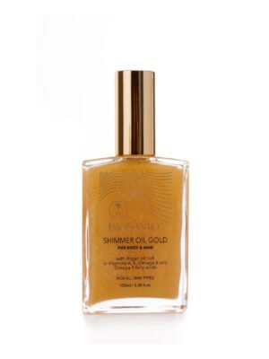 SHIMMER OIL GOLD FOR BODY AND HAIR