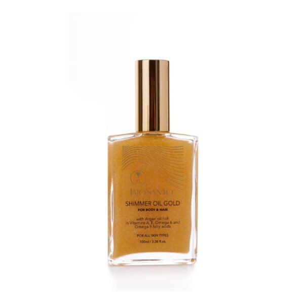 SHIMMER OIL GOLD FOR BODY AND HAIR