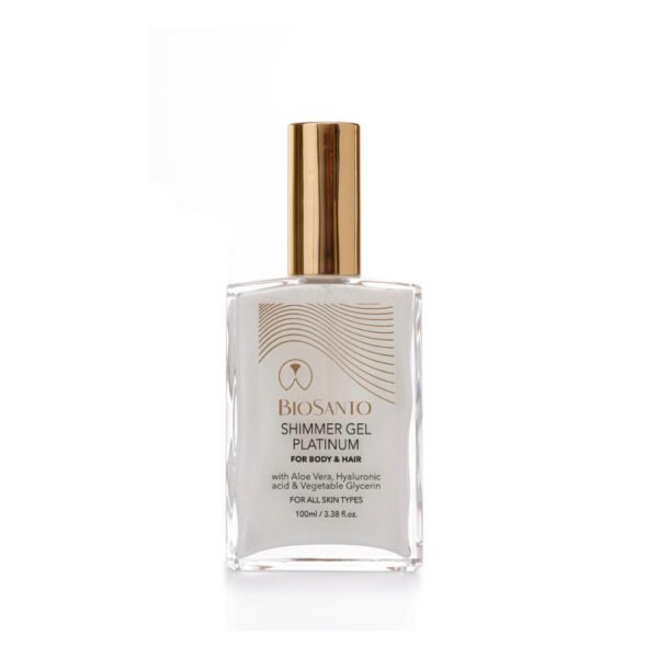 SHIMMER GEL PLATINUM FOR BODY AND HAIR