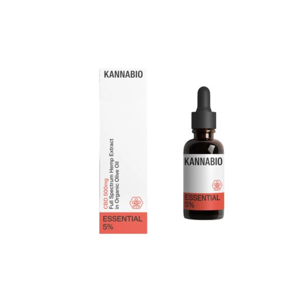 essential 5% ESSENTIAL 5% CBD (500mg/ 10ml) KANNABIO 10ml