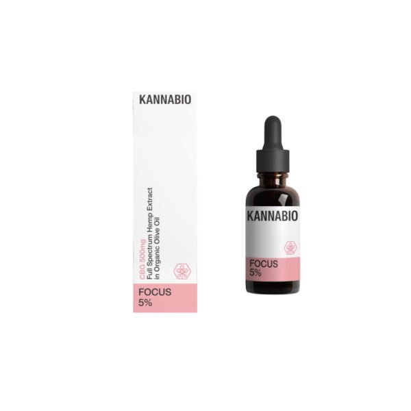FOCUS 5% CBG (500mg/10ml) KANNABIO 10ml
