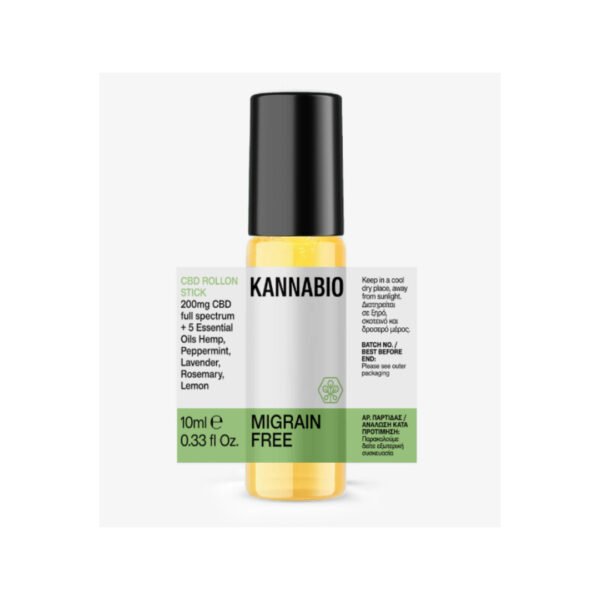 MIGRAINFREE ROLL ON STICK KANNABIO 10ml