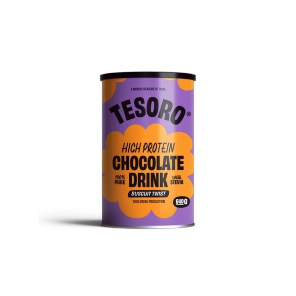 BISCUIT TWIST HIGH PROTEIN ΠΡΩΤΕΙΝΙΚΟ ΡΟΦΗΜΑ ΣΟΚΟΛΑΤΑΣ BISCUIT TWIST TESORO 640gr