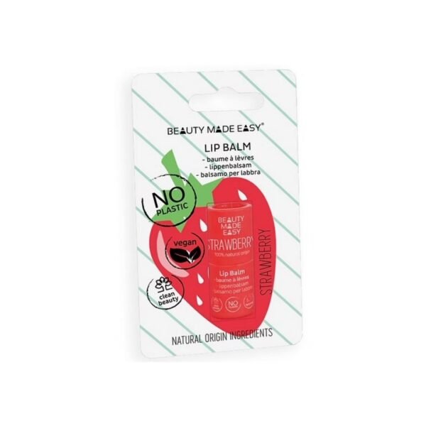 LIP BALM STRAWBERRY BEAUTY MADE EASY 5.5gr