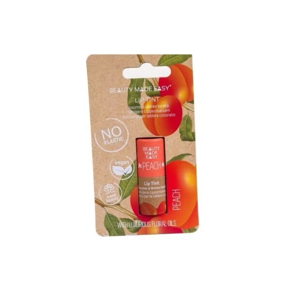 LIP BALM TINTED PEACH BEAUTY MADE EASY 5.5gr