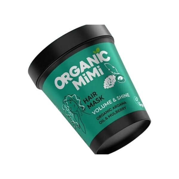 organic mimi hair mask argana mulberry HAIR MASK VOLUME &SHINE ARGAN & MULBERRY