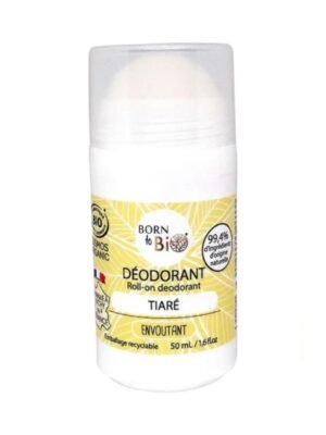 TIARE ΑΠΟΣΜΗΤΙΚΟ BORN TO BIO ΒΙΟΛΟΓΙΚΟ ΑΠΟΣΜΗΤΙΚΟ ROLL-ON ΜΕ TIARE BORN TO BIO