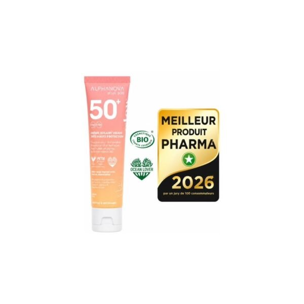 ΑΝΤΗΛΙΑΚΗ ΟΡΓΑΝΙΚΗ ΚΡΕΜΑ ΠΡΟΣΩΠΟΥ SPF50+ ALPHANOVA