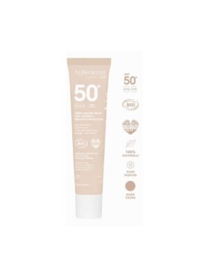 ALPHANOVA NUDE SUN SCREEN FACE ΑΝΤΗΛΙΑΚΗ ΟΡΓΑΝΙΚΗ ΚΡΕΜΑ ΠΡΟΣΩΠΟΥ NUDE SPF50+ ALPHANOVA
